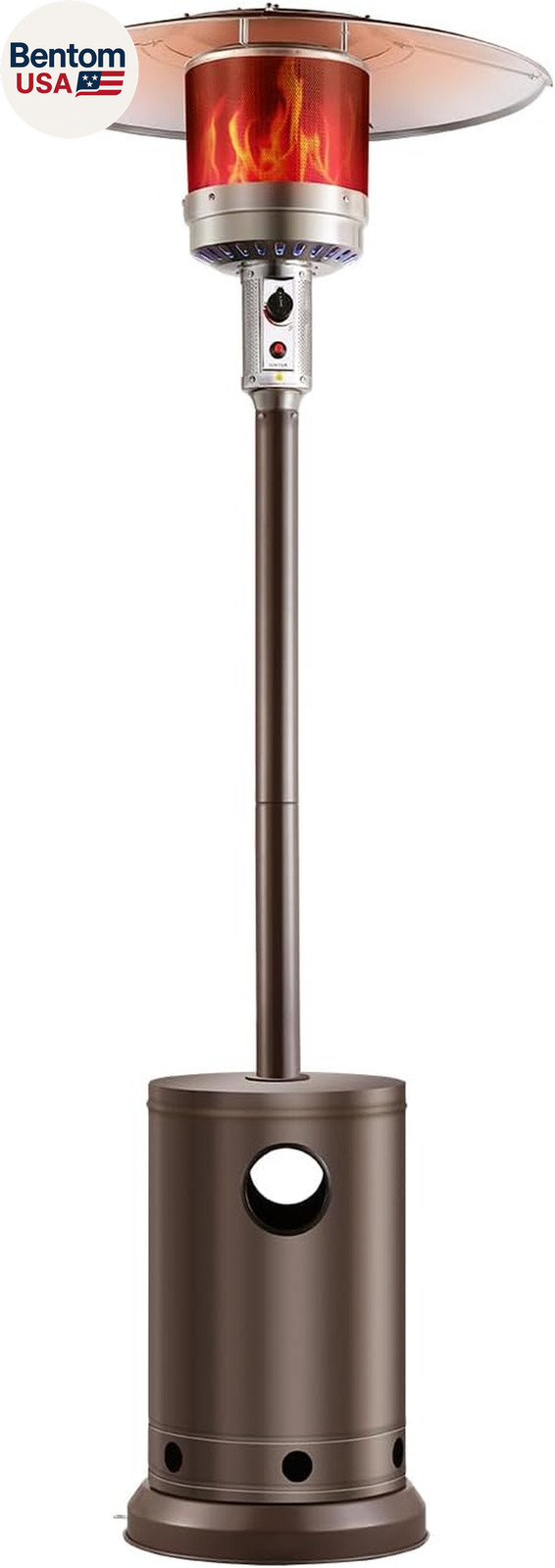 For Outdoor Use, Tall Hammered With Round Table De