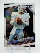 2025 Prizm Black WARREN MOON White Prizm /175 #65 Houston Oilers