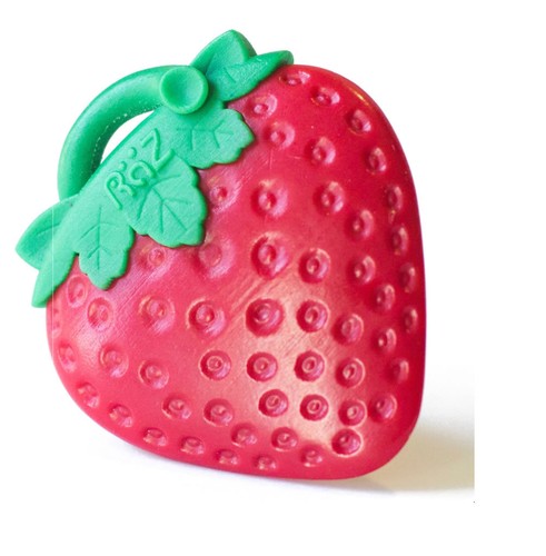 Razbaby Raz-Berry, Fresa, Grape Baby Silicone Teethers BPA-Free (3 Months+) - Picture 7 of 8