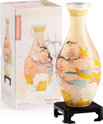 Elegant 3D Flower Vase Puzzle - Perfect for Creative Home Decor Enthusiasts - Picture 3 of 11