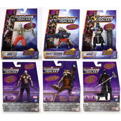 Marvel Guardians of the Galaxy Rapid Revealers Drax Ronan Rocket Actionfigur Set