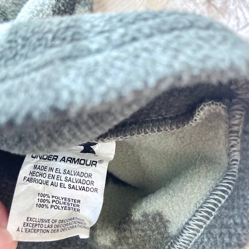 Under Armour Fleece 1/4 Zip Pullover | Camo Boys' Size 4 - Picture 3 of 6
