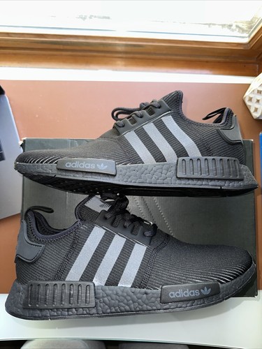 Talla 13 - Adidas NMD R1 2017 triple negro reflectante - Imagen 4 de 12