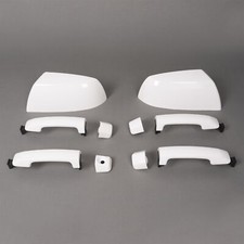 For Toyota Tundra Sequoia White Mirror Cover ...