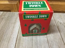Twinkle Town Porcelain Bell Christmas Ornament Light Cover 66096 School House 