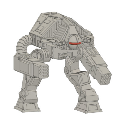 Pouncer Alt. Config. A | DIW Exclusive | 3D-Printed Miniature for Battletech