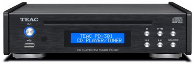 TEAC PD-301-X CD Player Wide FM Tuner USB Port Black AC100V From Japan