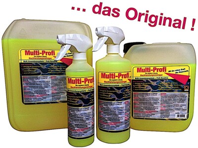 Multi-Profi Hochleistungsreiniger - Schmutz Schmiere Fett Öl Wachs Russ Nikotin