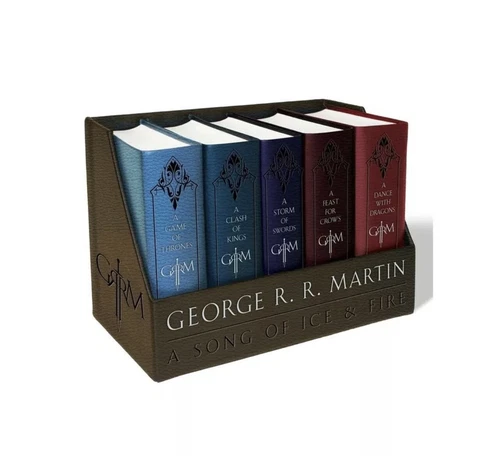 A Game of Thrones Leather-Cloth Bound Boxed Box Set Song Of Ice And Fire Sealed