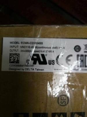 Expedited delivery Delta servo motor ECMA-C20604SS new 