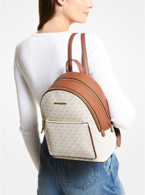Michael Kors Adina Medium Backpack Signature Logo - Brown  display picture 1