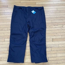 Columbia Blue Omniheat Waterproof Bugaboo IV Snow Winter Pants Men Size 4X