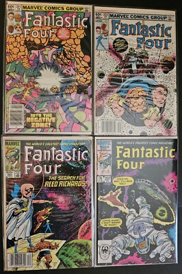FANTASTIC FOUR # 251, 253, 261, 297 (Marvel, 1983-1984) John Byrne VF+