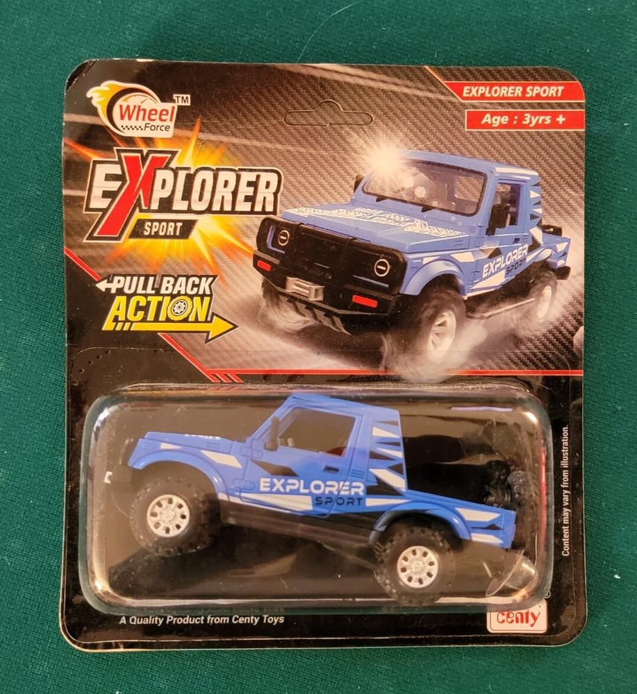 Suzuki Samurai Toy Car -BLUE Sport Model (Like Hot Wheels or Matchbox) Jimny