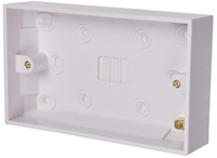 Schneider Electric GPAT2G25 25Mm Tiefe Unterputz 2-Fach Abdeckdose Backbox Weiß
