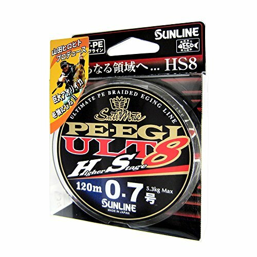 SUNLINE PE Braid Saltimate PE EGI ULT HS8 120m HG #0.7 Fishing Line