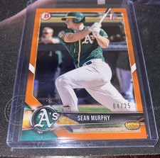 Bowman Baseball First Sean Murphy 2018 Orange Base SSP Paper /25 Braves