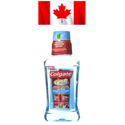 3PACK Colgate Total Daily Repair Fresh Mint Fluoride CPC Mouthwash, 250 ML Each