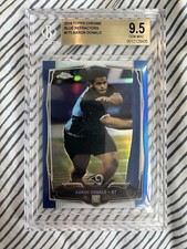 2014 Topps Chrome Aaron Donald RC Rookie /199 Blue Refractor BGS 9.5