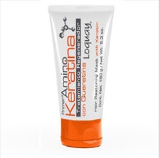 LOQUAY: PRIMER AMINO KERATIN hair restorin mask/ Tratamiento regenerador con que