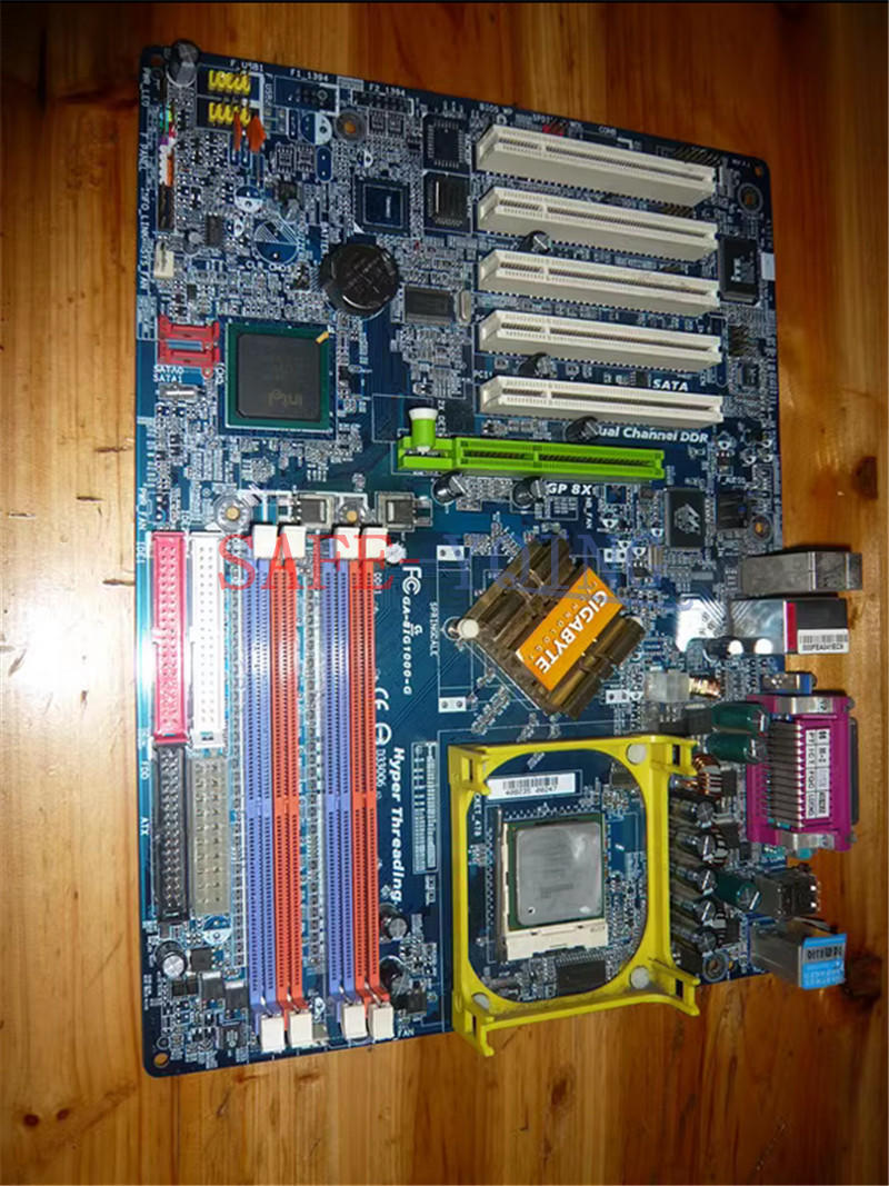 1PC Used Gigabyte GA-8IG1000-G motherboard PCI slots memory