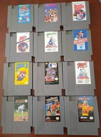 Lotto 12 cartucce Nintendo NES TESTATE Super Mario 3 basi Dr. Mario caricate