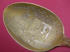 Sterling SHEPARD MFG CO Souvenir Spoon ARKANSAS TRAVELER Little Rock AR