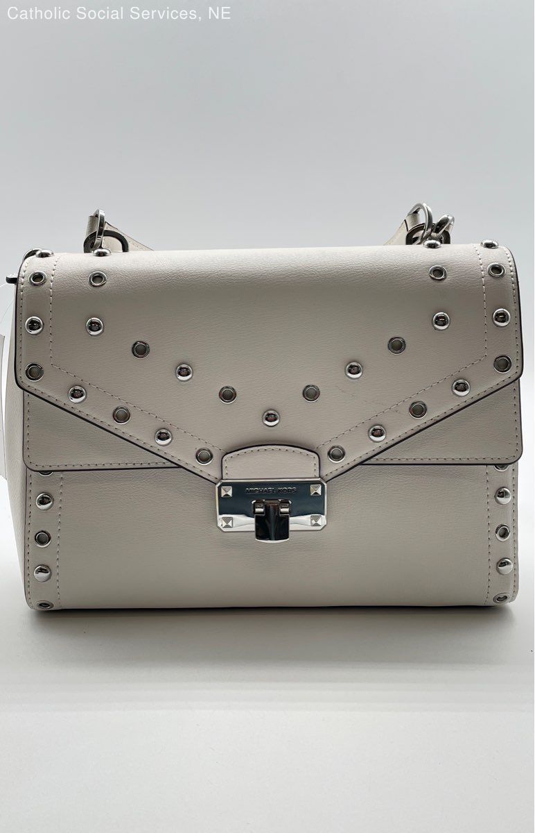 Michael Kors Optic White Satchel handbags AC-1902 T19 - Size