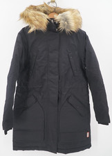 Hunter Original Jacket Womens Small Black Insulated Parka Hooded Waterproof Nwt