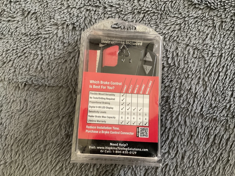 Control electrónico de freno de impulso Hopkins Towing Solution 47235 Foto 2 de 3