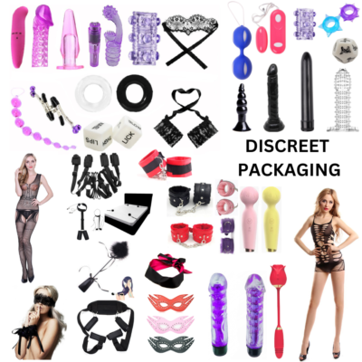 Wild Mega Selection Couple Sex Play Toy and Bondage Game Bundle  