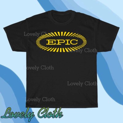 Epic Records Logo TEE T-Shirt Funny American Size S to 5XL T-Shirt