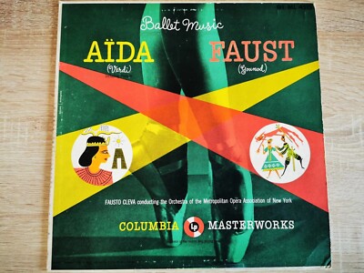 AIDA/Giuseppe Verdi (1813-1901)& FAUST/Charles Gounod (1818-1893) LP/OPER/1954