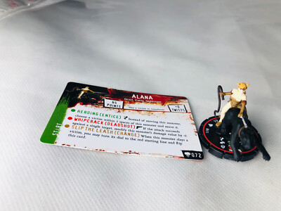 HorrorClix Tierbändiger #072 rot Figur Modell Vintage Horror Clix