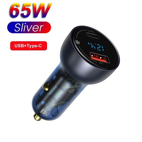Baseus 65W USB Typ C Auto Ladegerät QC4.0 Schnell Ladeadapter Zigarettenanzünder - Bild 13 von 23
