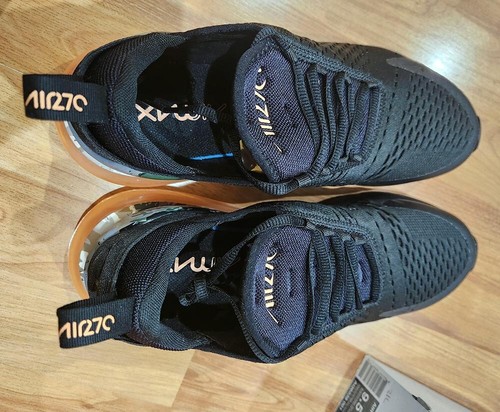 Nike Air Max 270 Black/Sunset Tint Cargo Khaki AQ6239 001 Size 9.5/Eur-43/UK-8.5 - Picture 4 of 6