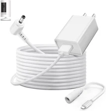 Power Adapter Charger Cord For Ring Stick Up Cam Battery/Plug-in 3rd Gen/2nd Gen