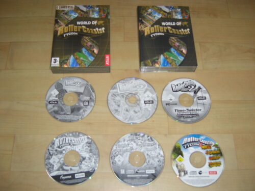 WORLD OF ROLLERCOASTER inc Roller Coaster 2 & 3 + All Expansions for both Pc Cd - Picture 1 of 1