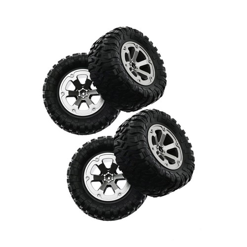 4pcs/set Rubber Tires For WPL B-14 B-14K B-16 B-16K C-14 C-14K C-24 C-24K RC Car - Picture 4 of 8