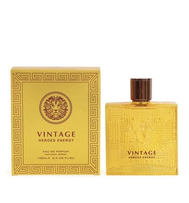 Vintage Heroes Energy Eau De Perfume For Men 3.4Oz/100mL, Inspired Fragrance