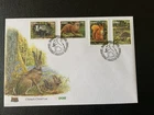 Ireland 2002 #1399-1403 Mammals - 2 FDCs