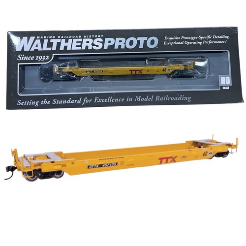 Walthers Proto 920-109147 Gunderson reconstruido 40' Well Car TTX Railbox DDTX 457153 | Condition: New