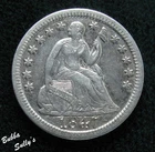 1847-P Seated Liberty Half Dime — photo from another recent sale