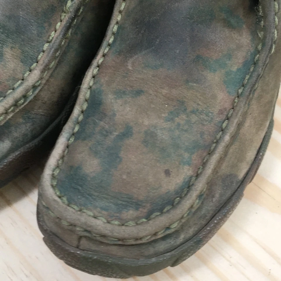 Twisted X Boots Womens 6.5 M Chukka Driving Mocs Green Faux Leather Ankle Top - Image 4 of 4