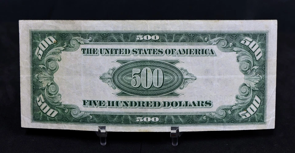 1934a Small Size $500 FRN VF (B214) - Image 2 of 2