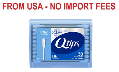 Q-tips Swabs Travel Pack,30 Count, Pack of 1 blue