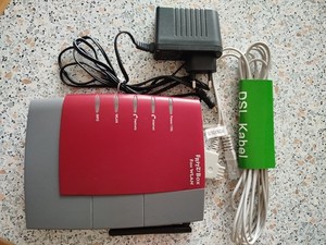 Fritz Box Fon WLAN 7170 mit Netzteil und DSL-Kabel, gebraucht