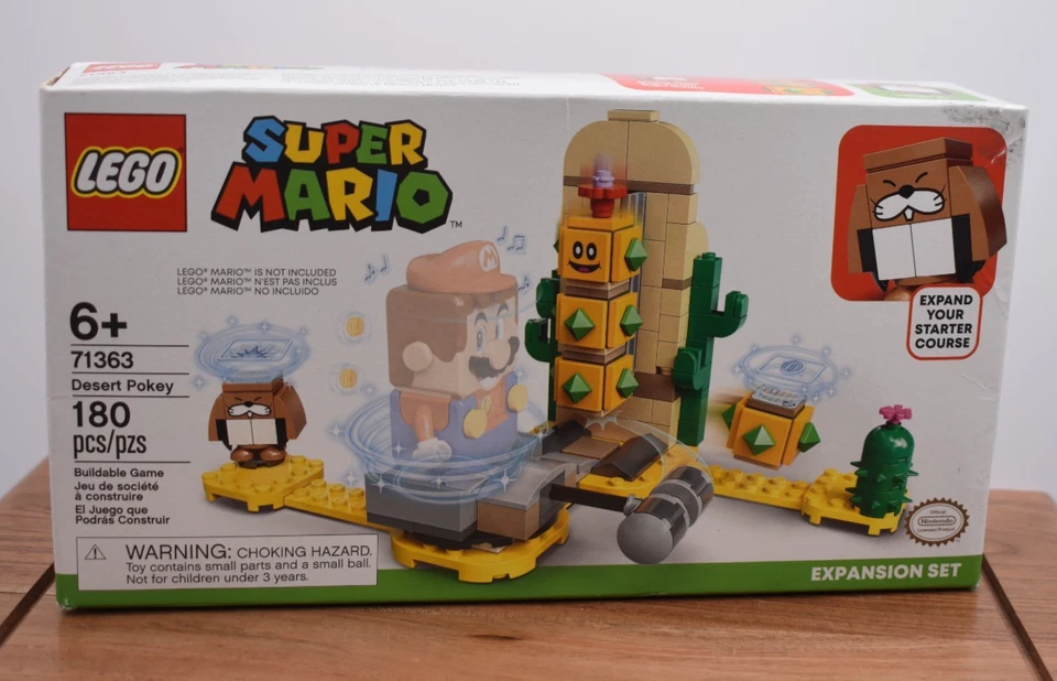 Lego 71363 Desert Pokey 180 Pieces Super Mario Expansion Set Retired New Sealed - Bild 2 von 4