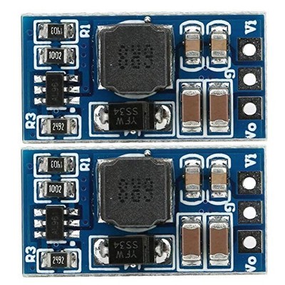 2Pcs DC-DC Boost Converter Module 2.6-5.5 to 5V/6V/9V/12V Step-up Voltage