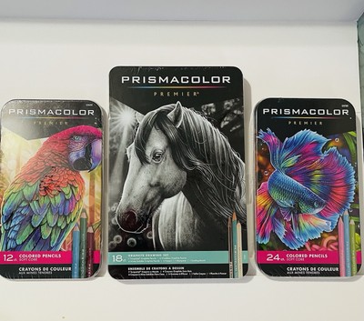 3 Set- Prismacolor Premier Colored Pencils/Graphite Drawing Set- ALL NEW
